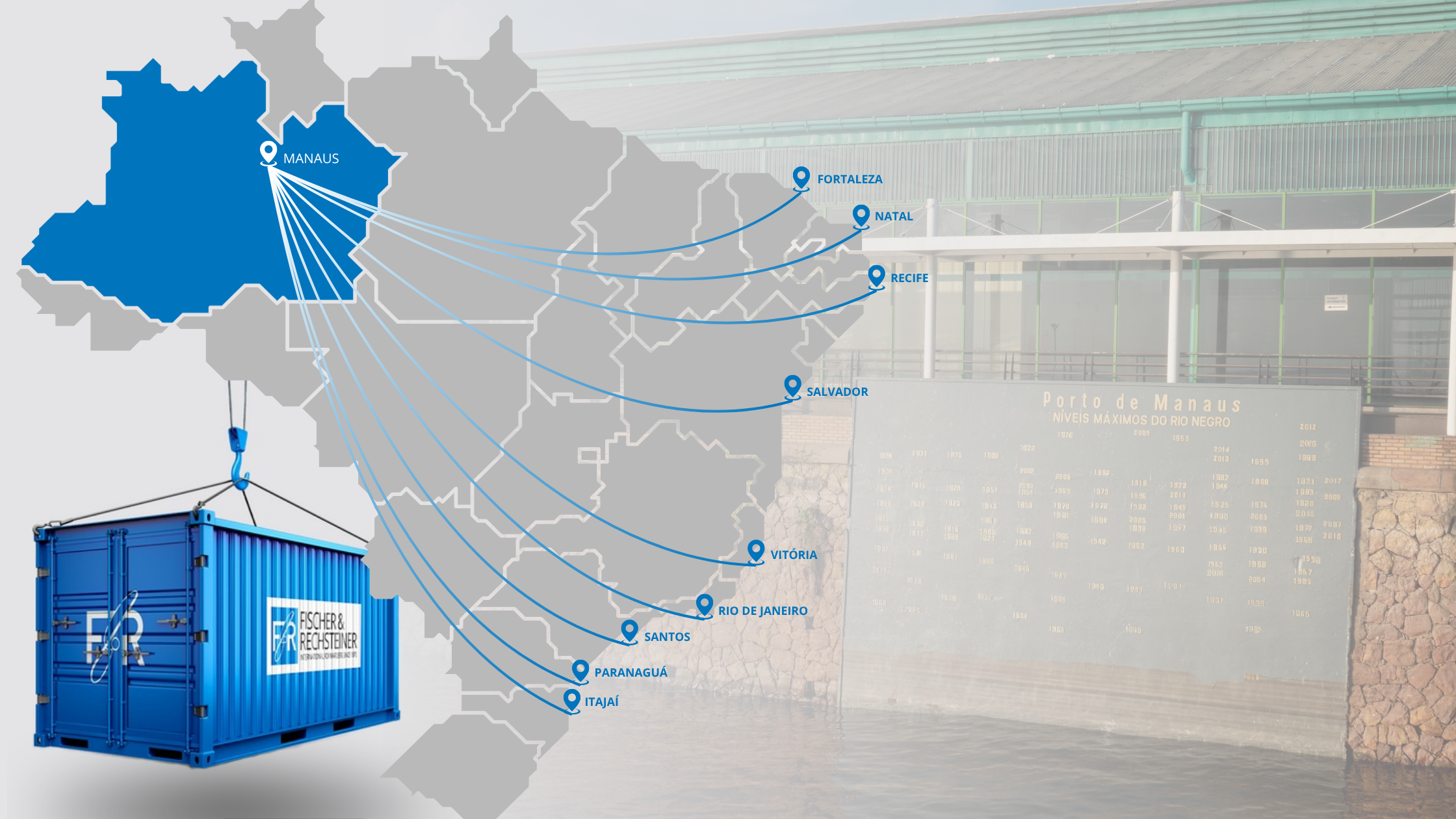 Fischer & Rechsteiner Brasil prepares alternative logistics solutions for Manaus ahead of drought impacts