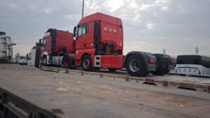 TA Logistic Services Successfully Executes 60-Truck RoRo Transit Project from Jeddah to Dubai